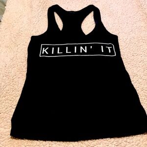 Kill your workouts in this fun tank top!